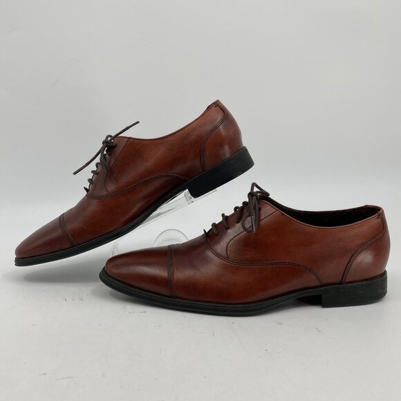 Cole Haan Brown Cap Toe Oxford Shoes | Size 8.5 - Picture 2 of 7